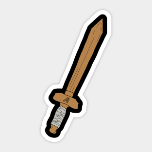 Art / Arthur Leywin First Training Wooden Sword Vector without Line from the Beginning After the End / TBATE Manhwa Sticker